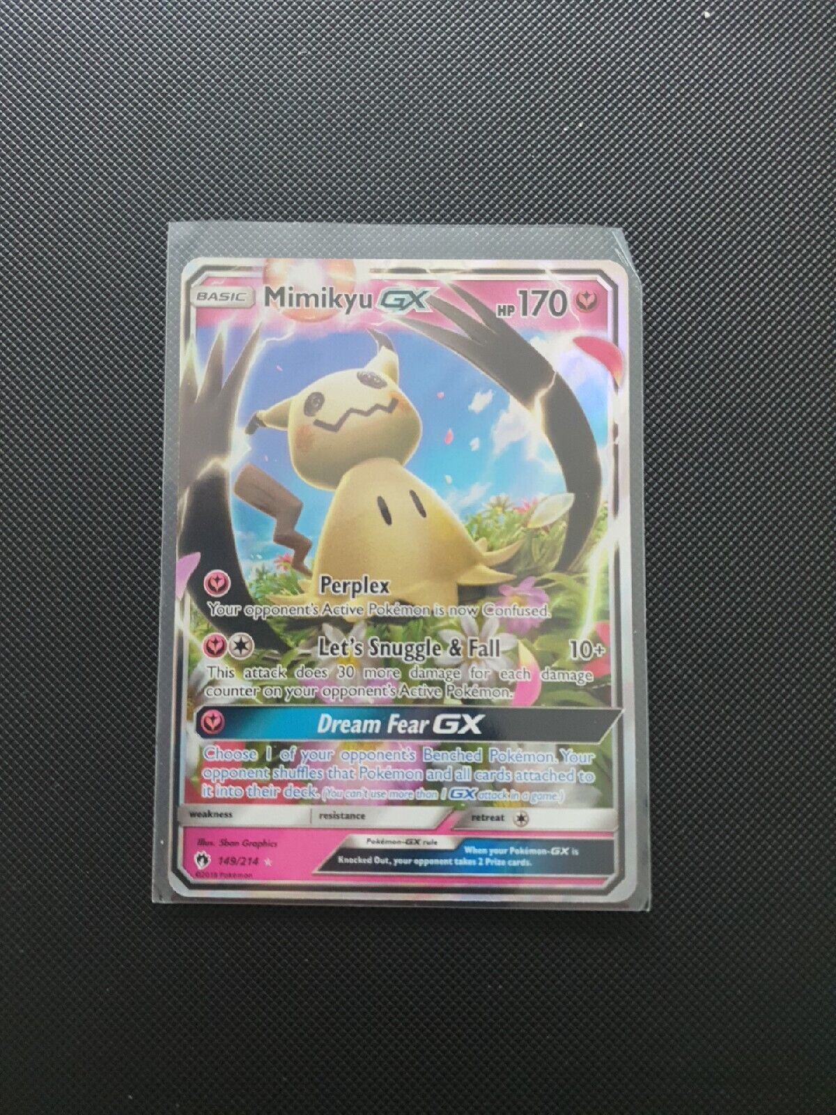 Mavin  Pokemon TCG - SM Lost Thunder - Mimikyu GX 149/214 Rare Shiny