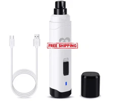 Dog Nail Grinder Upgraded - Professional 2-Speed Electric Rechargeable Pet Nail