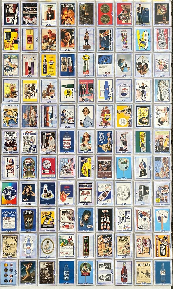1995 Pepsi-Cola: Series 2 Complete Trading Card Set 100 Cards Dart