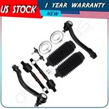 For 2006-2011 Hyundai Azera 8Pc Ball Joints Tie Rod End Rack And Pinion Bellow