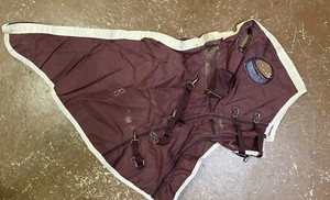 Big D Wool Lined Horse Blanket Hood - Small