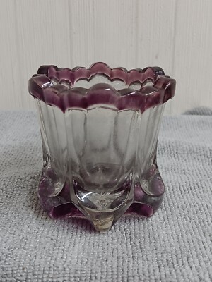 EAPG. ELEPHANT TOES  Toothpick Holder  U.S. Glass