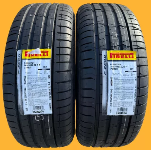 TWO BRAND NEW 245/35R20 95Y Pirelli P Zero PZ4 Run Flat RF RFT Tires 2453520