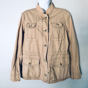 cinched waist utility jacket