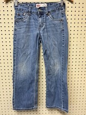 Levi 550 Medium Blue Jeans Youth Kids Sz Reg relaxed 24x22 Children Preowned