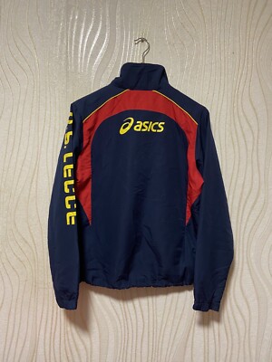 LECCE TRAINING FOOTBALL SOCCER JACKET ASICS sz S MEN | eBay
