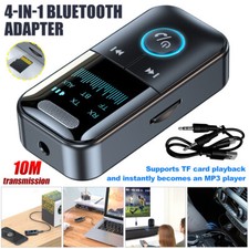 4in1 Bluetooth Audio Adapter Wireless Receiver Transmitter MP3 Player 3.5mm Aux