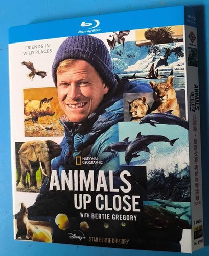 Animals Up Close with Bertie Gregory (2023) 2-Disc 1080P All RegionPlay Seal Box - Afbeelding 1 van 1