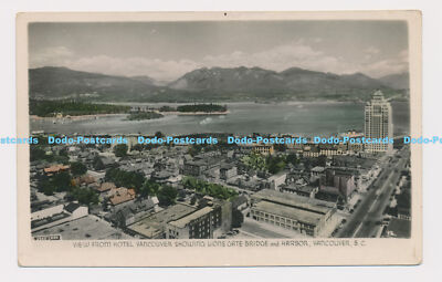 C014626 B. C. Vancouver. View From Hotel Vancouver Showing Lions Gate Bridge and
