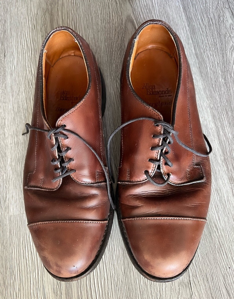 Allen Edmonds アレンエドモンズ　Bergland Allen Edmonds Bergland Black Leather Men's Oxfords Shoes
