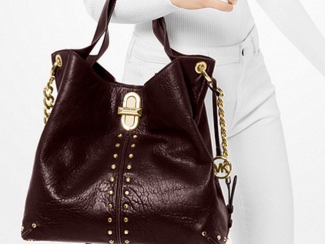 astor pebbled leather shoulder bag