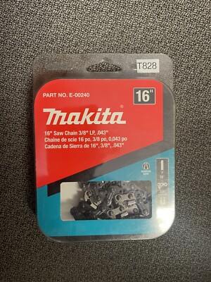 Makita E-00240 16 Inch Saw Chain, 3/8" LP, .043", 56, Low Kickback - Foto 9