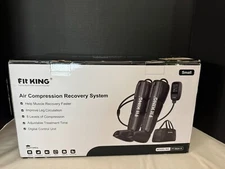 Fit King Air Compression Recovery System Heat Massage  - Small (W)