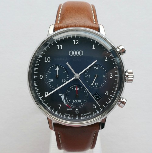 Audi Classic Aviator Pilot S Line Car Accessory Sport Germany Chronograph Watch - Picture 4 of 24