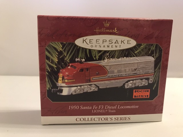 hallmark lionel train ornament series