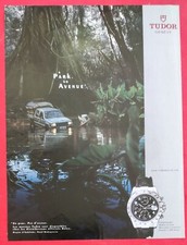 Publicité de presse: Montre Luxe TUDOR Genève Rolex (Parc à Madagascar) 2004