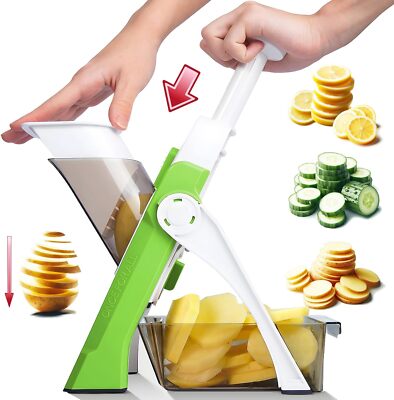 Slicer Kitchen Professional Vegetable Food Potato Thickness Adjustable 0.1-8 mm
