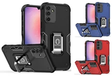 FOR Samsung Galaxy A24 4G OPTIMUM Ring Stand Case Cell Phone Cover