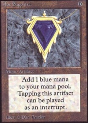 1x] Mox Sapphire Near Mint, English Collectors Edition MTG Magic 