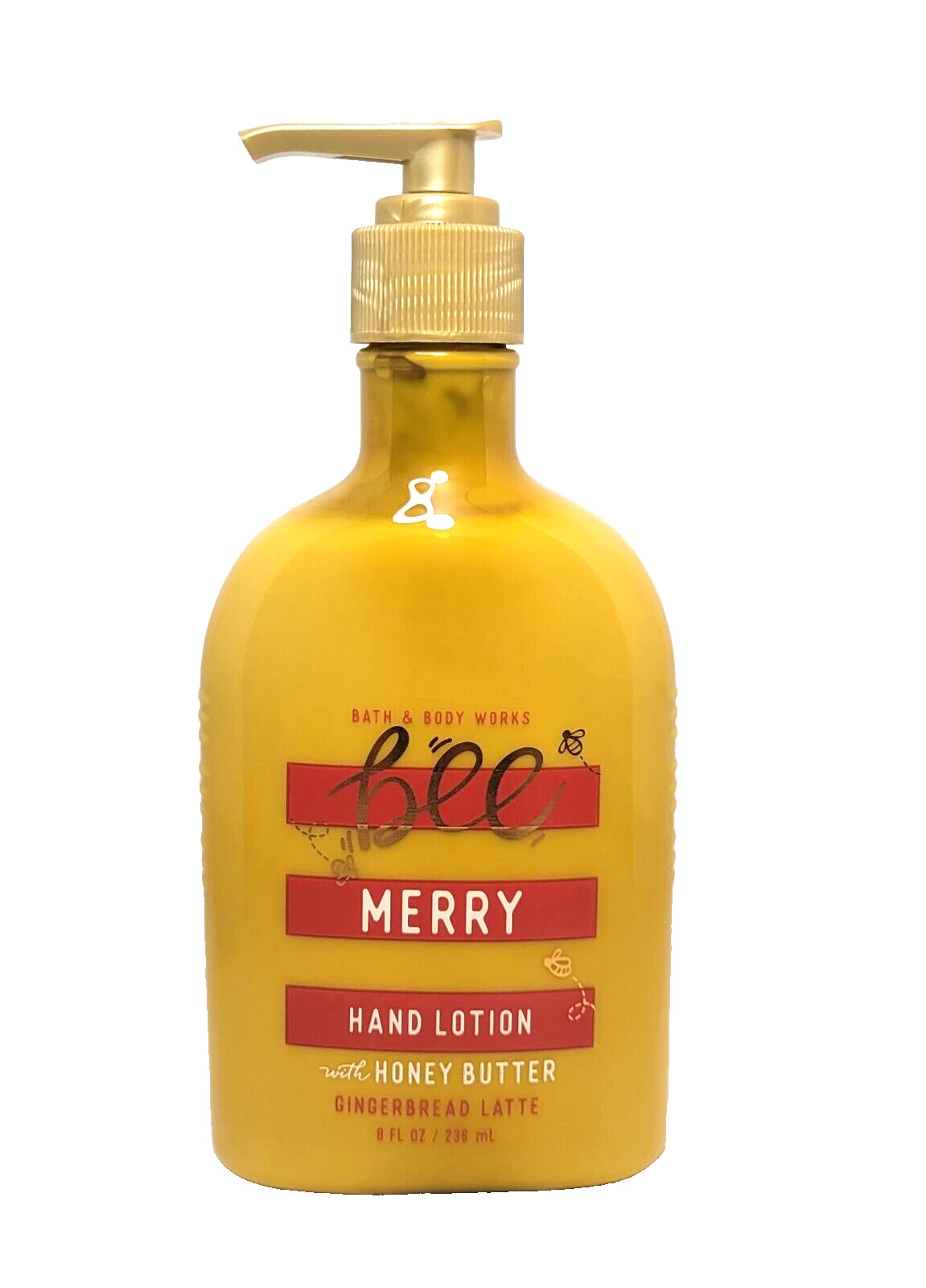 BATH & BODY WORKS BEE MERRY HAND LOTION WITH HONEY BUTTER (Pack 1)