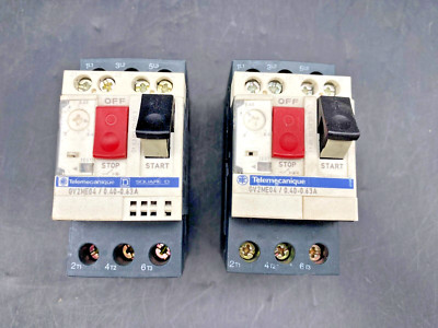 2er SET TELEMECANIQUE GV2ME04 MOTORSCHUTZSCHALTER