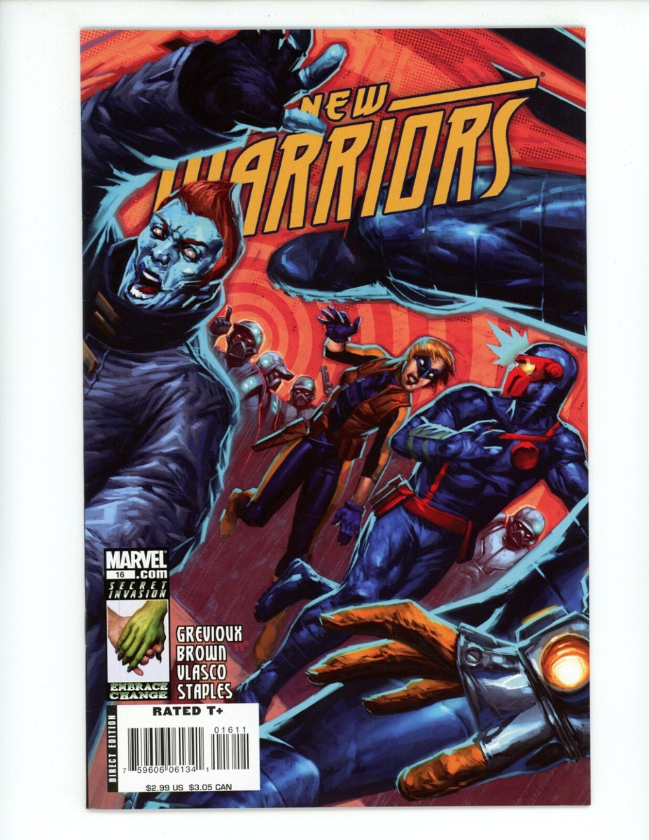 New Warriors #16 Comic Book 2008 VF- Nic Klein Marvel Night