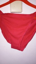 Victoria Secret Vintage RIO Picot Band L RED COTTON RARE PANTIES 09' New W Tags