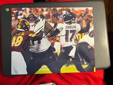 Andre Jones  signed 8x10 photo Washington Commanders  autographed