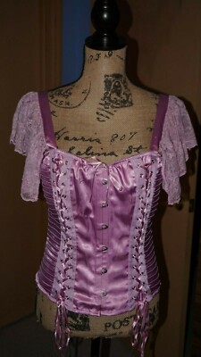 Victoria Secret Lilac Corset Top Size L! Gorgeous!