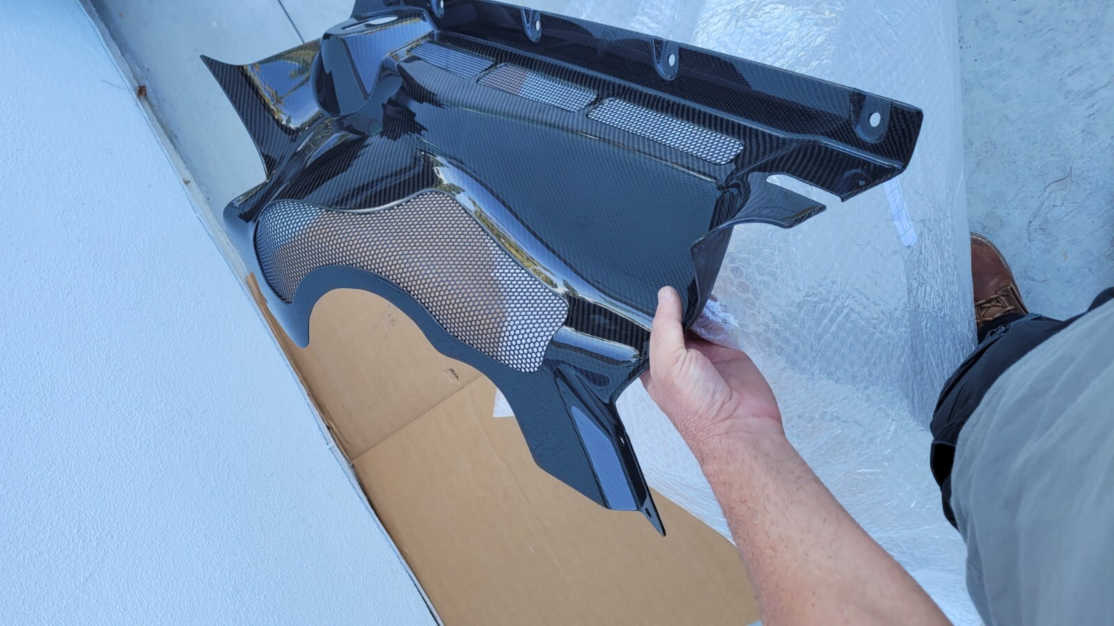 Carbon Fiber Engine Bay Shields cover McLaren 650S MP4-12C OEM