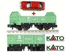 KATO by POPONDETTA 7094 CARRO MERCI SPONDE APERTE per TRASPORTO AUTO BOX SCALA-N