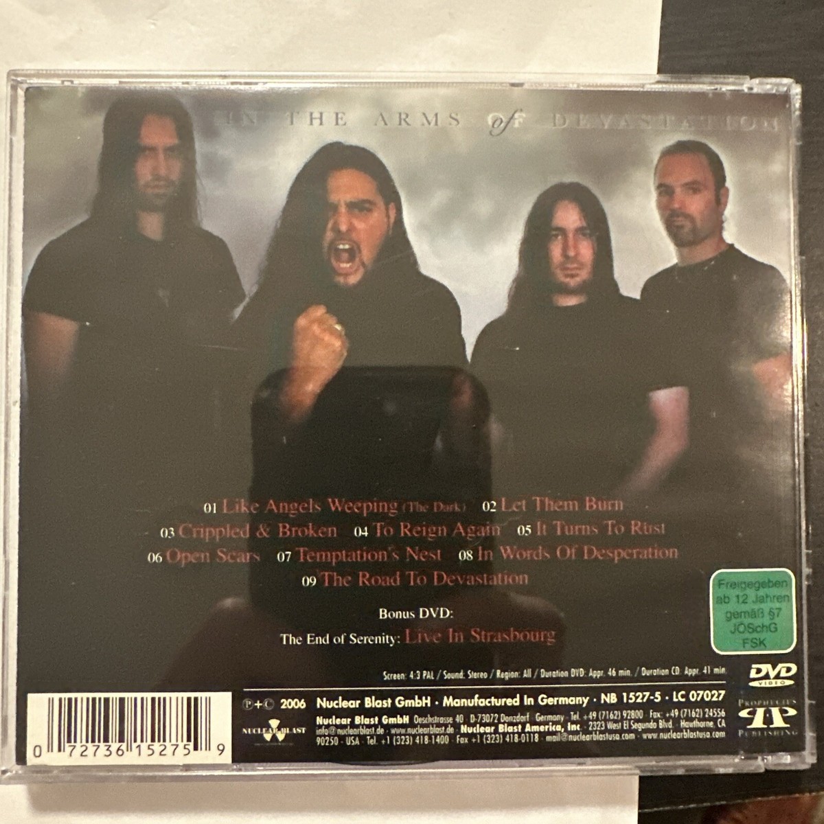 Kataklysm – In The Arms Of Devastation CD/DVD 2006 Nuclear Blast