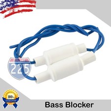 1 Pair 10 Bass Blocker Capacitors 133 uF 50 Volts 300 Hertz 4 Ohm Non-Polar Cap