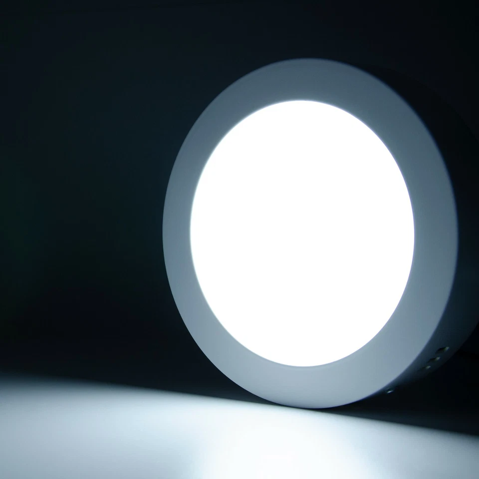 Luz de techo LED empotrada de 3/6/8 pulgadas, ultrafina, luz diurna de 6000K, paquete de 1-10 Foto 3 de 4