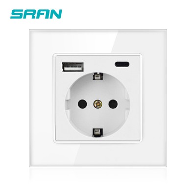 Wand Berührungs Schalter Litchshalter USB Steckdose Type-c/USB Steckdose
