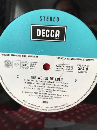 The world of Lulu vinyl Record - Picture 5 of 5