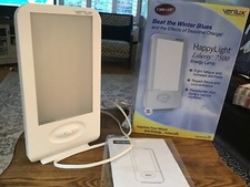 Verilux HappyLight LUMI Plus LED Light Therapy Lamp - Improve Mood and Energy