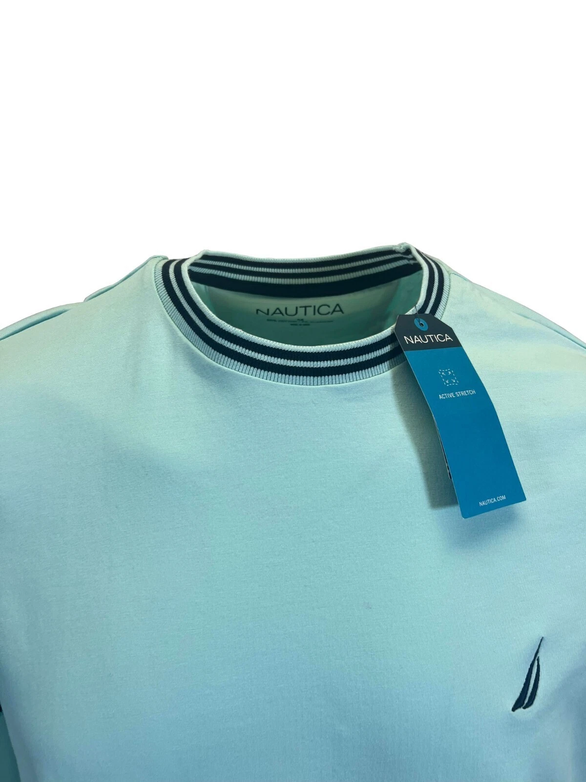 Nautica Men's T-Shirt Performance Short Sleeve Sea Green (S16) + Sea Blue (S17) - product detail image 15