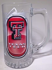 Texas Tech Red Raiders Souvenir Beer Mug TTU Athletic Department Team Cheer