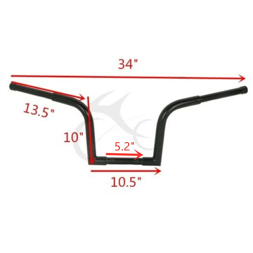 Barras de suspensión Ape FAT 1-1/4" 10" manillar de elevación aptas para Harley Softail Sportster Foto 4 de 4