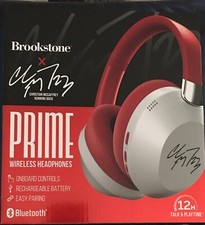 Brookstone Christian McCaffrey Prime Wireless Headphones NEW
