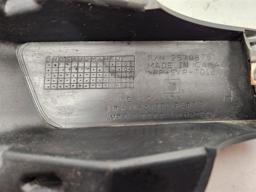 2010-15 Chevrolet Equinox LT Drivers Left Fog Light Cover / Lower Grille - Picture 8 of 12