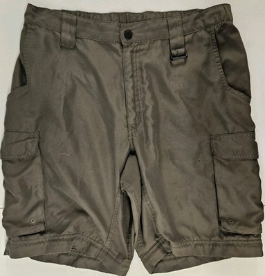 Boy Scouts Of America Men's Size M Green Mesh Lined Drawstring Cargo Shorts