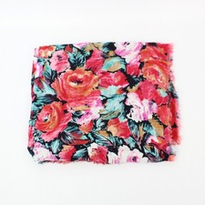 Handmade Multicolor Floral Pattern Rectangular Tablecloth 56" x 58" Home Decor