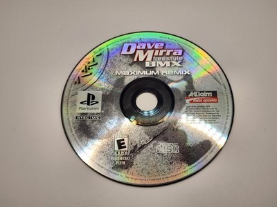 Dave Mirra Freestyle BMX Maximum Remix  PS1 Disc Only *Read Description*