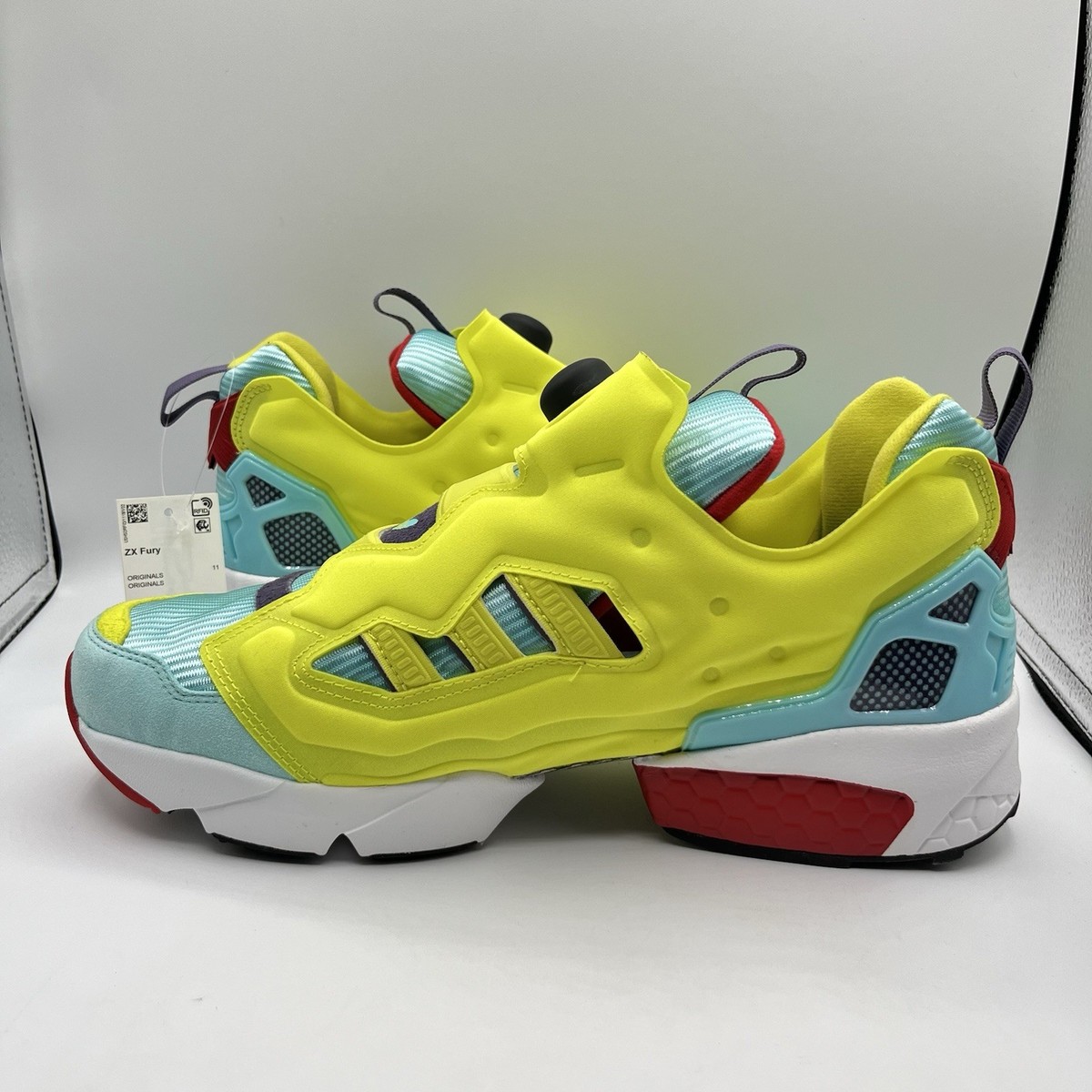 Adidas Reebok Collaboration ZX Fury Shoes Sneaker Yellow
