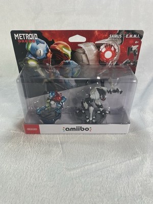 Nintendo Amiibo Metroid Dread Samus and E.M.M.I. Figures 2 Pack Sealed
