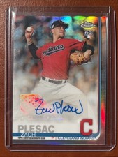 2019 Topps Chrome #CUA-ZP Zach Plesac RC AUTO - Cleveland Indians