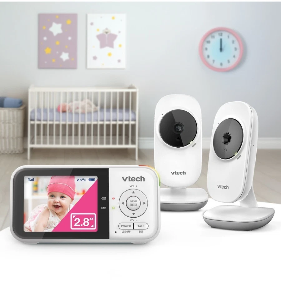 VTech BM2750N 2-Camera 2.8" Video Baby Monitor [Sealed]