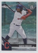 2021 Bowman Platinum Top Prospects Aqua Ice Foilboard 3/250 Aaron Bracho 0f7c